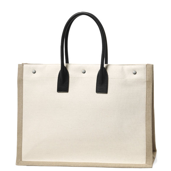 Saint Laurent Tan Tote 9054 Bag Rive GREGGIO FAABR Gauche - Picture 1 of 7